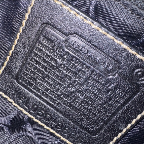 Coach Hamptons Vintage Black Leather Satchel Rare Classic Legacy Bag - Picture 3 of 11